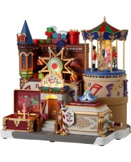 LEMAX Edificio illuminato led e musicale Happy Carrilon 35021 MERRY MUSIC BOX