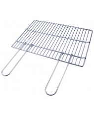 GRATICOLA PER BARBECUE ACCIAIO MANICI RICHIUDIBILI 450X330 MM