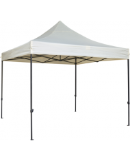 GAZEBO IN ACCIAIO 300X300 cm TIPO PROFESSIONALE - SACCA CON RUOTE - TELO 250gr/MQ