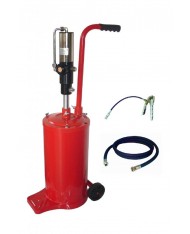806 AEROPULSOMETRO PNEUMATICO X GRASSO x FUSTO 25KG CON RUOTE - BONEZZI ITALY