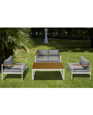 SALOTTINO ALLUMINIO-POLYWOOD "AGATA" PAPILLON
