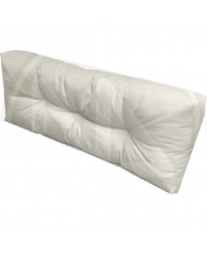CUSCINO schienale PER PALLET IN POLYESTERE PAPILLON - 120x40x15hcm - Beige