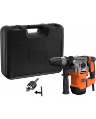 BLACK+DECKER BEHS03K-QS Martello Demolitore/Scalpellatore SDS+ 1250W 3.7J in Valigetta, 1250 W, 220 V
