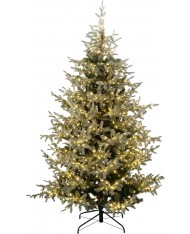 Albero di Natale Nicolai Innevato 1500 Led Altezzo 210cm - Real Touch - Xone NAT02223