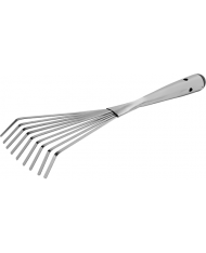 RASTRELLO IN ACCIAIO 9 DENTI PER FOGLIE - DA GIARDINO