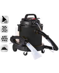 Idroaspiratore e lavatappeti 1200w 20LT - Lava e Asciuga Tappeti - BIDONE - YAMATO