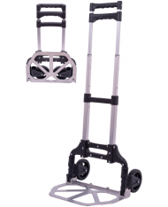 CARRELLO PIEGHEVOLE in ALLUMINIO 70KG MAURER - ruote piene in Nylon - Solo 3,0KG