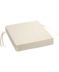 CUSCINO PER ESTERNI IN POLIESTERE PER SEDIA 40X40X8cm-  Idrorepellente lavabile