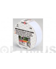 CINTA NASTRO ADESIVO RIFLETTENTE PRISMATICO 33 MT X 50 MM -- BIANCO CATARIFRANGENTE