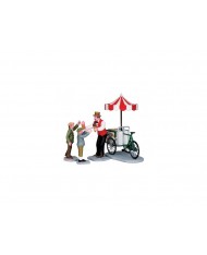 Venditore di Gelati-Gelato cart, set of 4 32139 LEMAX