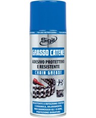 Sigill - GRASSO SPRAY per CATENE  400 ML  BICICLETTA BICI  - CATENA LUBRIFICANTE