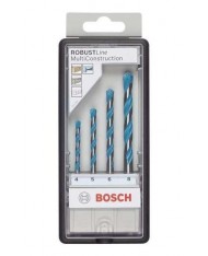 Bosch CYL-9 - Punte MULTICUT 4pz  4/8mm UNIVERSALI MURO FERRO LEGNO