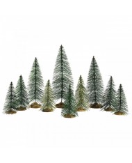 LEMAX-ALBERI PINI VERDI SET 10  - NATALE NATALIZIO 84358