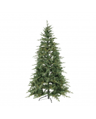 ALBERO DI NATALE 210cm - SLIM VERDE - 2700 LED INTEGRATI - APERTURA OMBRELLO - rami PE+PVC