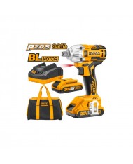 AVVITATORE A IMPULSI 300Nm CON 2 BATTERIE + BORSA 1/2" - INGCO CIWLI2001