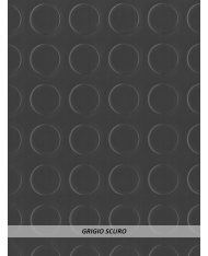 PAVIMENTO PVC BULLONATO COPRIPAVIMENTO 1MTX25MT GRIGIO SCURO -ROTOLO 