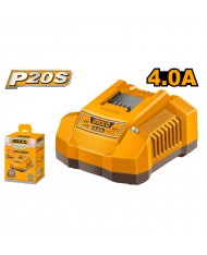 CARICABATTERIE RAPIDO 20V 110V-240V BATTERIA LITIO - INGCO FCLI20411E