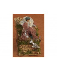PESCATORE CON MOVIMENTO - PERSONAGGIO PRESEPE NATALE