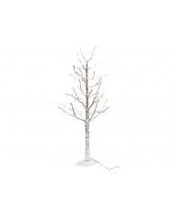 Albero di natale innevato 114 led 120cm REALISTICO NATALIZIO