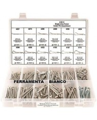 ASSORTIMENTO 555  SET DI COPPIGLIE semplici  PERNI FERMI PEZZI IN BOX