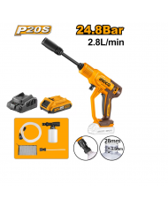 IDROPULITRICE A BATTERIA 24,8BAR 20V COMPLETA - INGCO CPWLI2036B