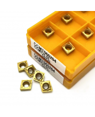 SET 10 INSERTI PER UTENSILI TORNIO A ROMBO CCMT060204 US 735 - PLACCHETTE INSERTO