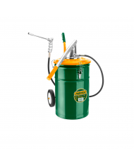 INGRASSATORE A BARILE 25KG CON RUOTE - CON TUBO E TESTINA - Pompa ingrassaggio JDHY1A25 JADEVER
