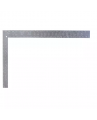 Squadra in acciaio 600x400mm con scala e angoli incisi - per falegnameria meccanica - 30C326