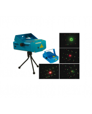 PROIETTORE luci laser natalizie da interno 2 colori 45mq 4 funzioni 99550