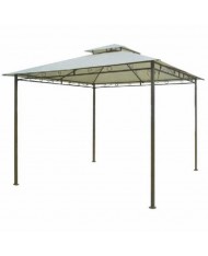 GAZEBO ACCIAIO HAITI 300x300x270H CON AIR VENT GIARDINO ESTERNO