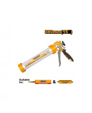 PISTOLA PER SILICONE IN CARTUCCE E SACCHETTI 380 MM INGCO HCG0115