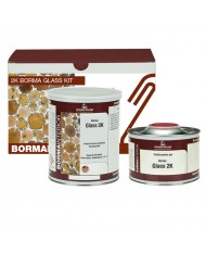 RESINA EPOSSIDICA PER INGLOBAMENTO 1KG + 0,400 CATALIZZATORE -- GLASS 2K -- BORMA WACHS 