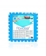 Tappeto Sotto Piscina Protezione Fondo Blu 50x50cm Conf.2 Mq Bestway 58220