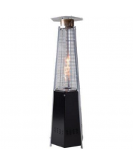 STUFA A GAS 13KW Fiamma Libera A PIRAMIDE PER ESTERNI - TERMOPATIO GPL - TOTEM HEXAGONAL NIKLAS