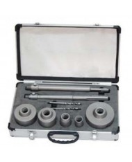 KIT FRESE CAROTATRICI PIETRA CON BARRE + VALIGIA 10 PZ