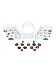 LEMAX- STACCIONATA BIANCA CON ARCO SET 20  - NATALE NATALIZIO 04233