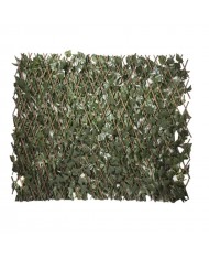 SIEPE SINTETICA Traliccio estensibile in legno con foglie "salisbury" 2x1mT