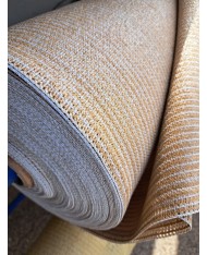 Vela RETE OMBREGGIANTE in rotolo 50MT  H200cm TIPO PESANTE 185GR MQ - Ecrù - giardino telo copertura tenda