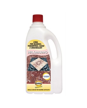 WAXMARMO Cera autolucidante 1lt  antigraffio per marmo travertino graniglia Madras